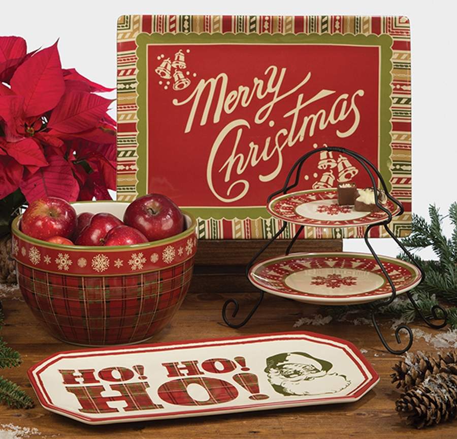 Merry and Bright 16" Rectangular Serving Platter by Certified International-1