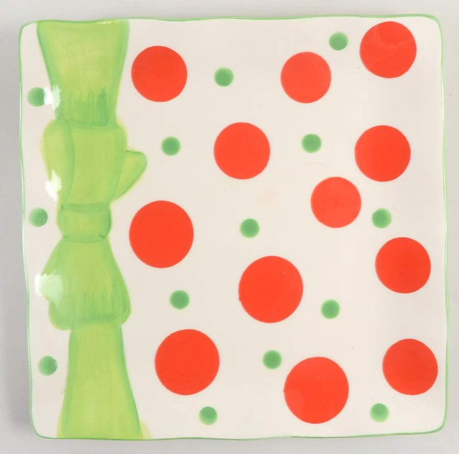 Ho Ho Ho Square Salad/Dessert Plate by Certified International-1
