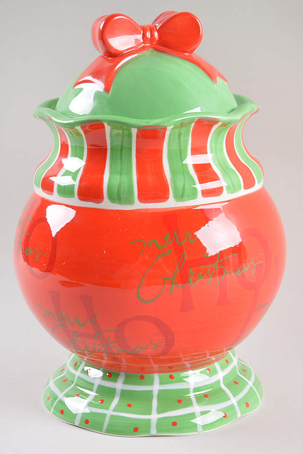 Ho Ho Ho Cookie Jar & Lid by Certified International-1