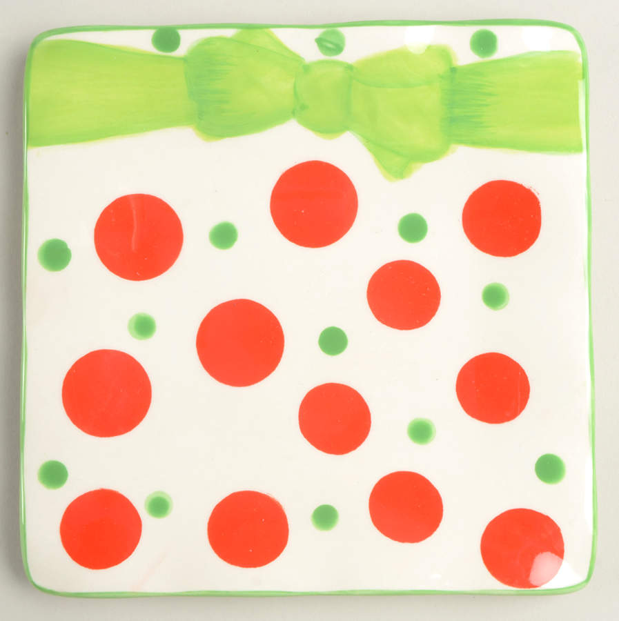 Ho Ho Ho Square Canape Plate by Certified International-1