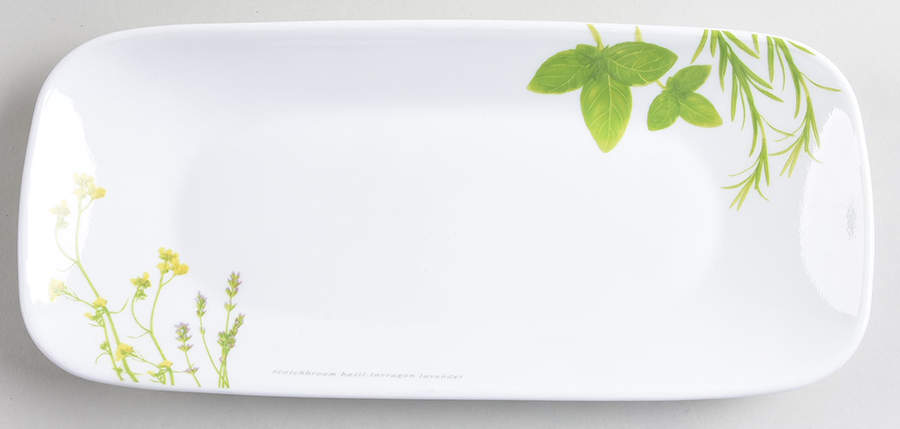 European Herbs Appetizer Tray by Corning Corelle-1