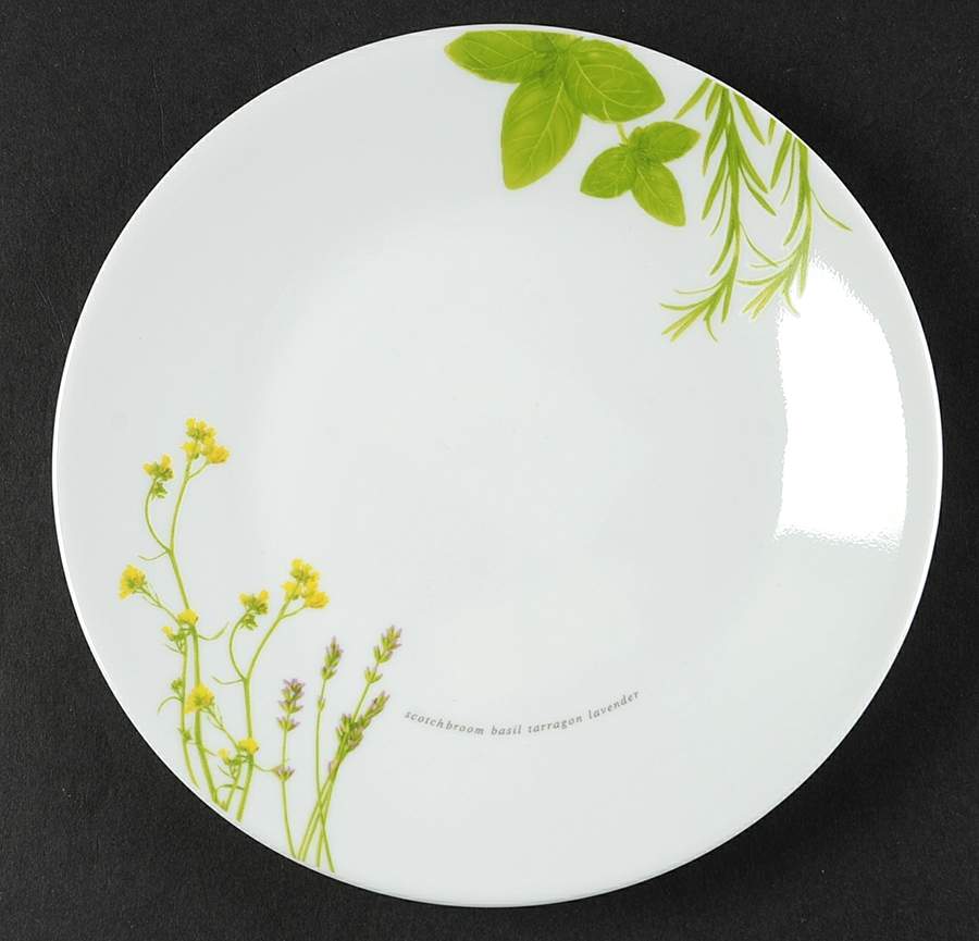 European Herbs Bread & Butter Plate by Corning Corelle-1