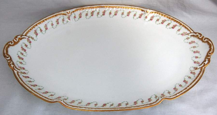CHF1797 14" Oval Serving Platter by Charles Field Haviland-1
