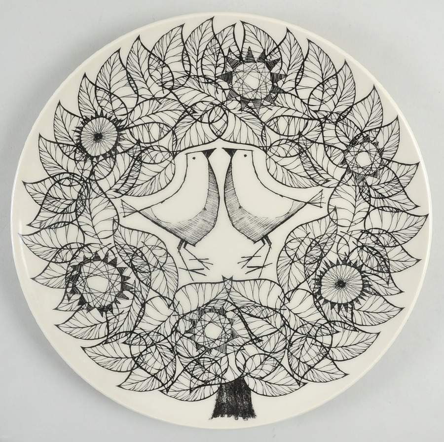 Ornithology Dinner Plate by Carly Dodsley-1