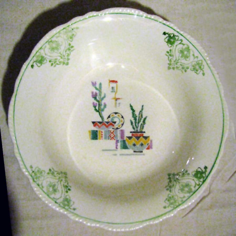 CRP235 9" Round Vegetable Bowl by Crown Potteries-1