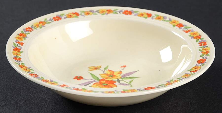 Ludlow Rim Fruit/Dessert (Sauce) Bowl by Crown Ducal-1
