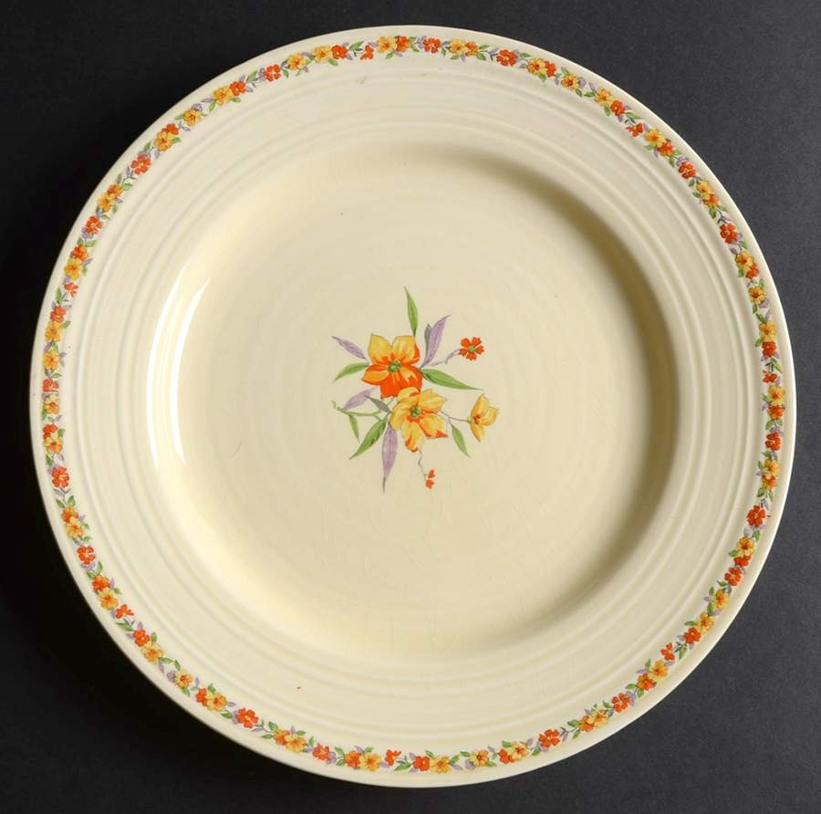 Ludlow Dinner Plate by Crown Ducal-1