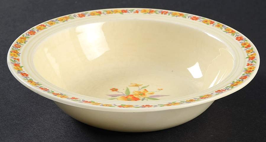 Ludlow Rim Cereal Bowl by Crown Ducal-1