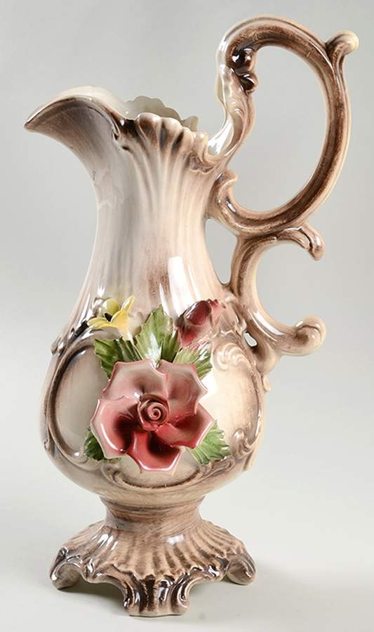 CJJ12 11" Ewer by Capo-di-Monte (Italy)-1