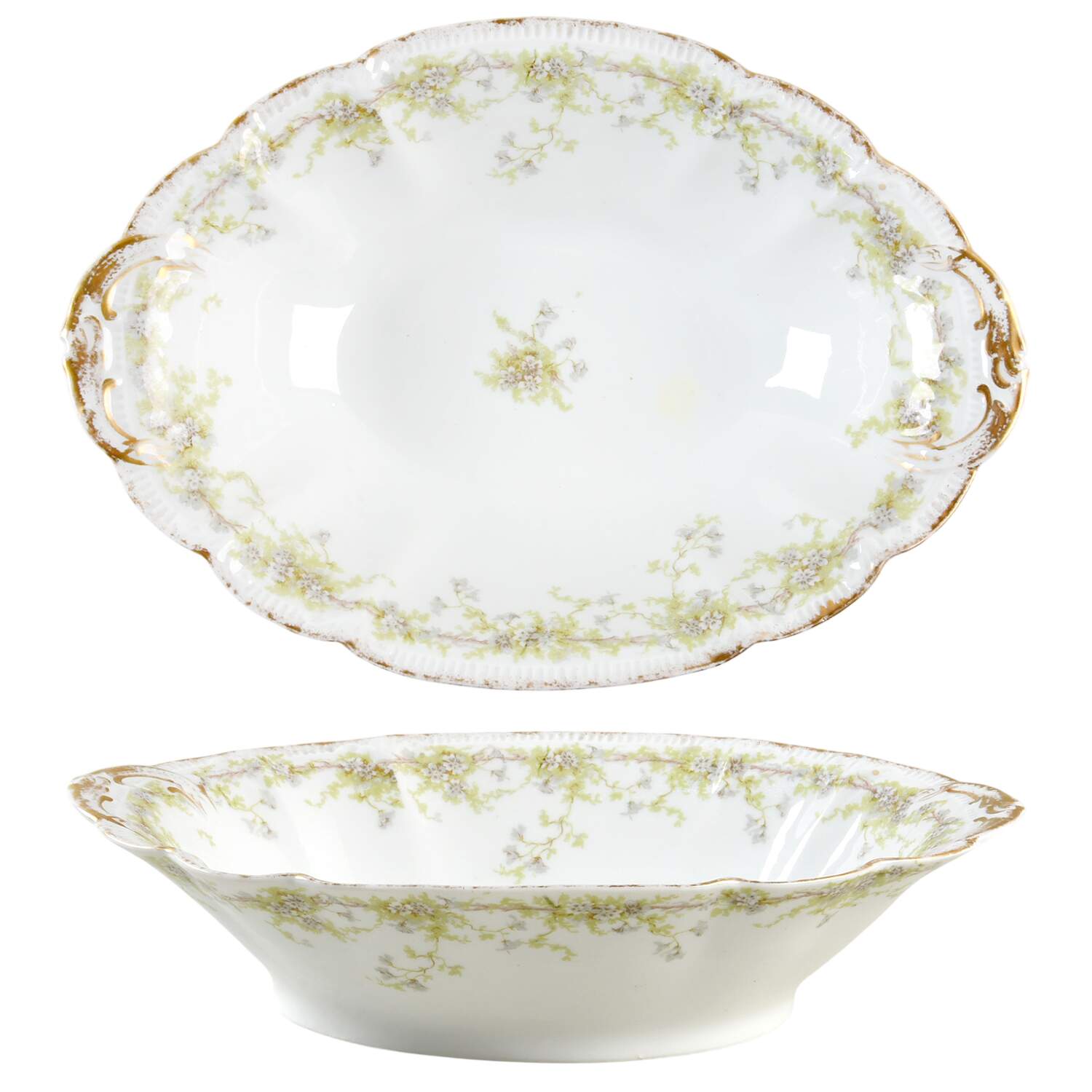 Schleiger 389-1 10" Oval Vegetable Bowl by Charles Field Haviland-1