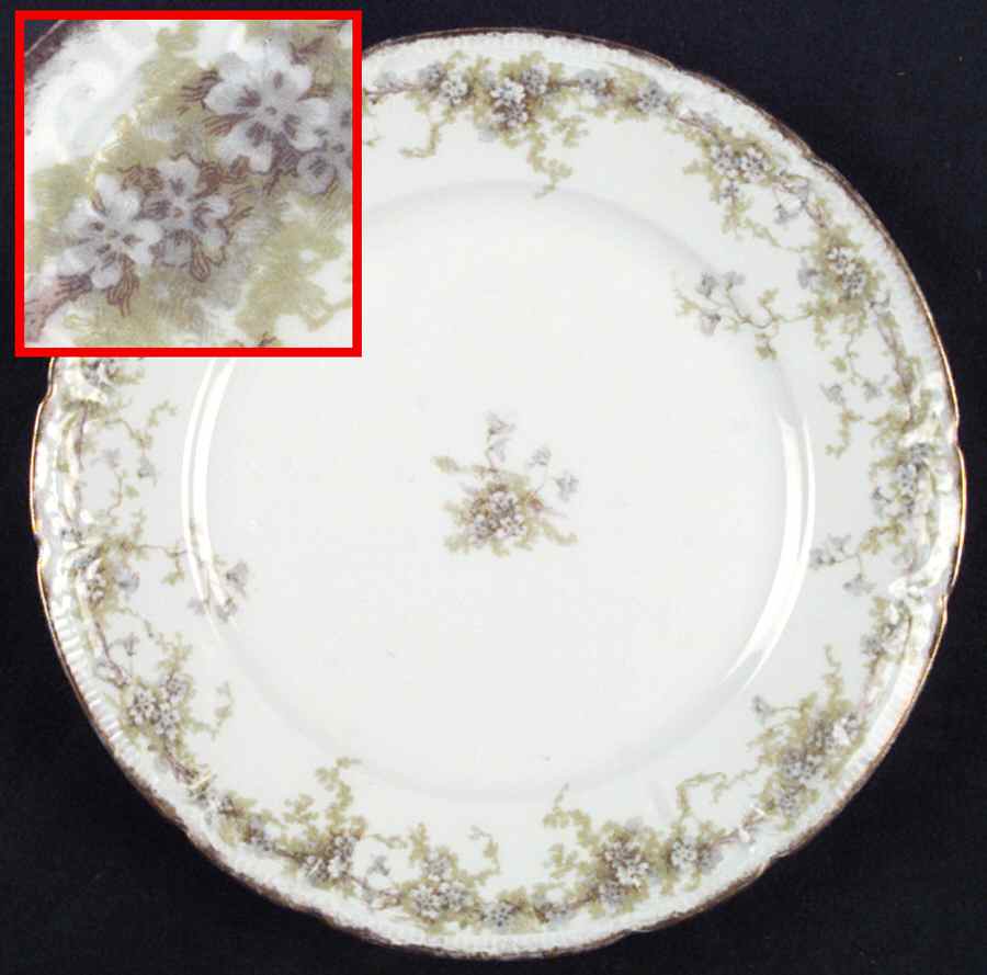 Schleiger 389-1 Luncheon Plate by Charles Field Haviland-1