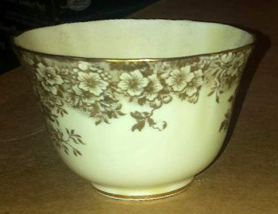 A14481 Open Sugar Bowl by Crown Staffordshire-1