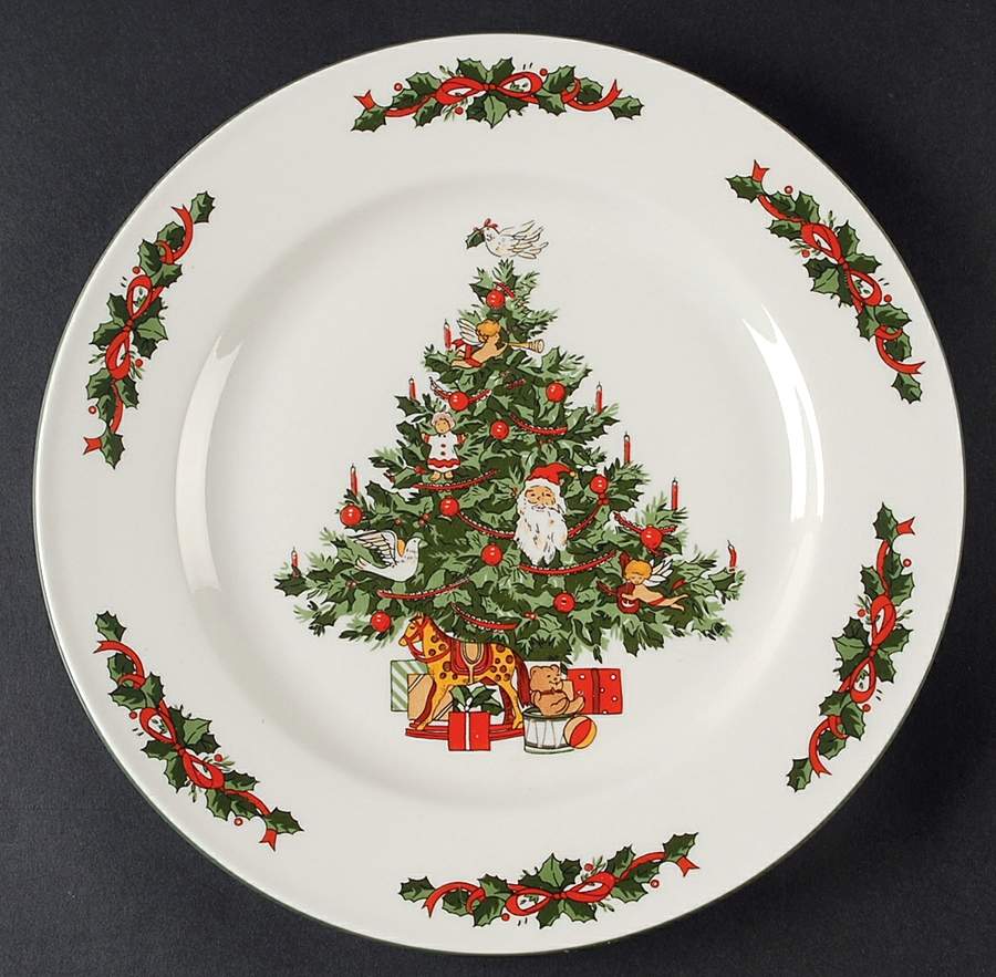 Christmas Classics (Tree Center) Dinner Plate by Citation-1