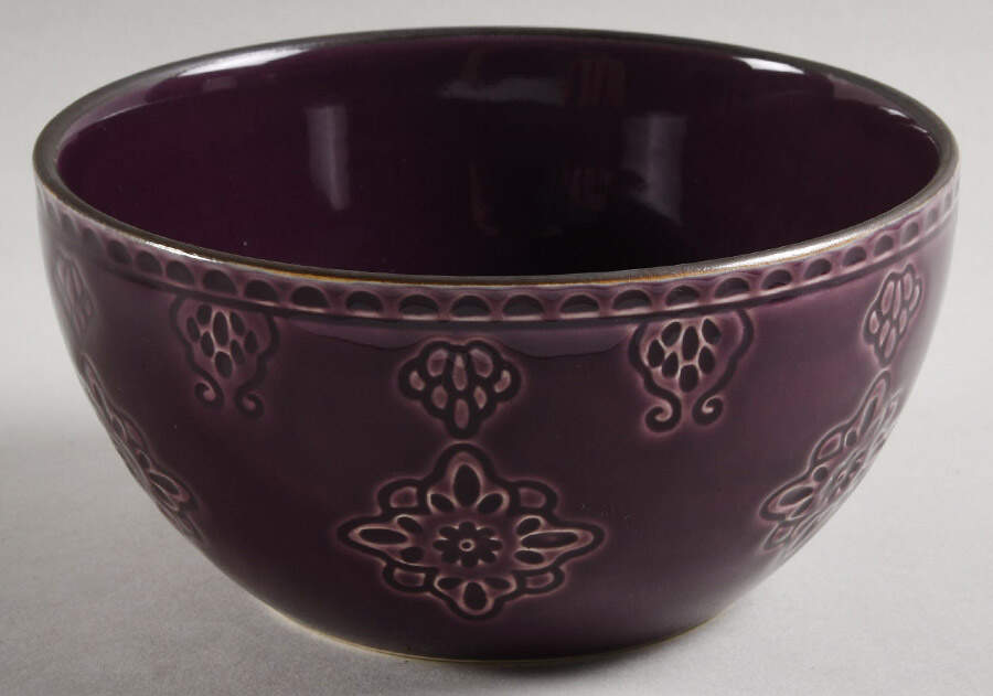 Nomad Purple Soup/Cereal Bowl by Cindy Crawford Style-1
