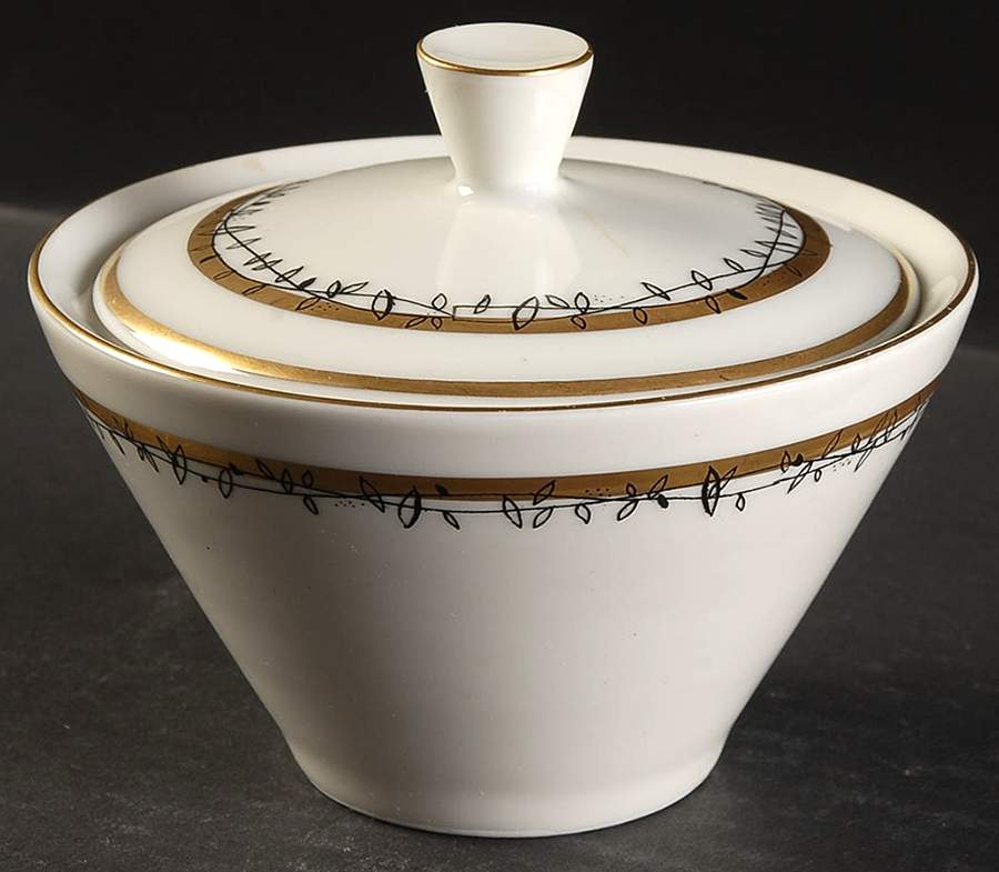 11423 Sugar Bowl & Lid by Chodziez-Poland-1