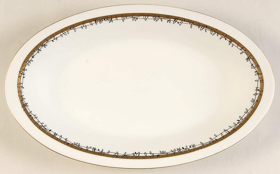 11423 13" Oval Serving Platter by Chodziez-Poland-1