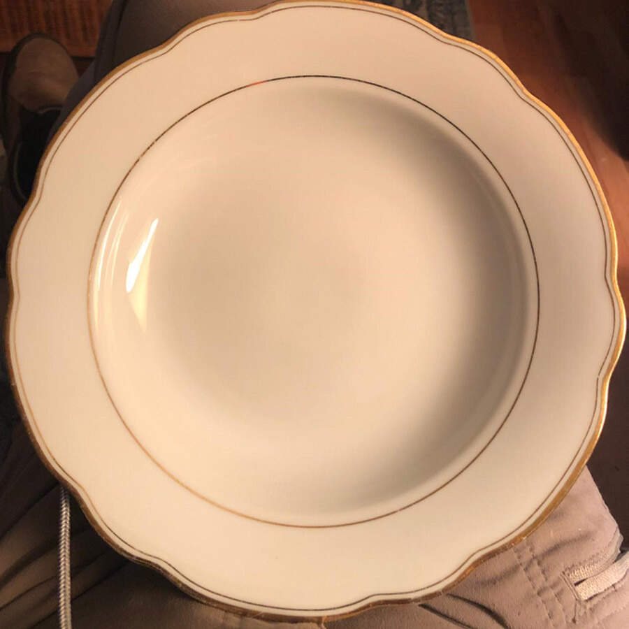 CZ38 Large Rim Soup Bowl by Colditz Porzellan-1