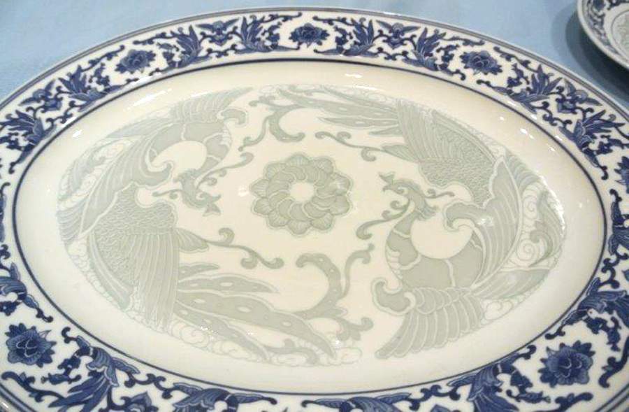 CX692 14" Oval Serving Platter by China (Made in China)-1