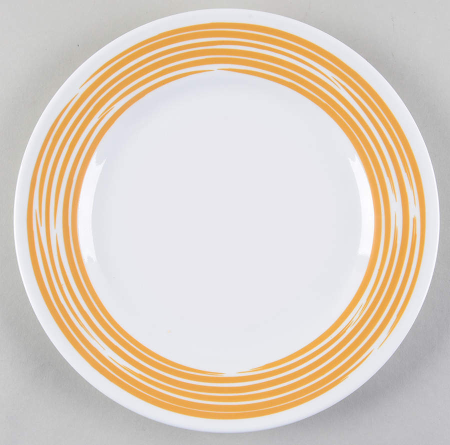Strokes of Color (Brushed) Lemon Yellow Luncheon Plate by Corning Corelle-1