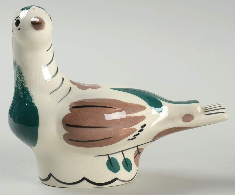 Distlefink White Salt Shaker by California Cleminson-1