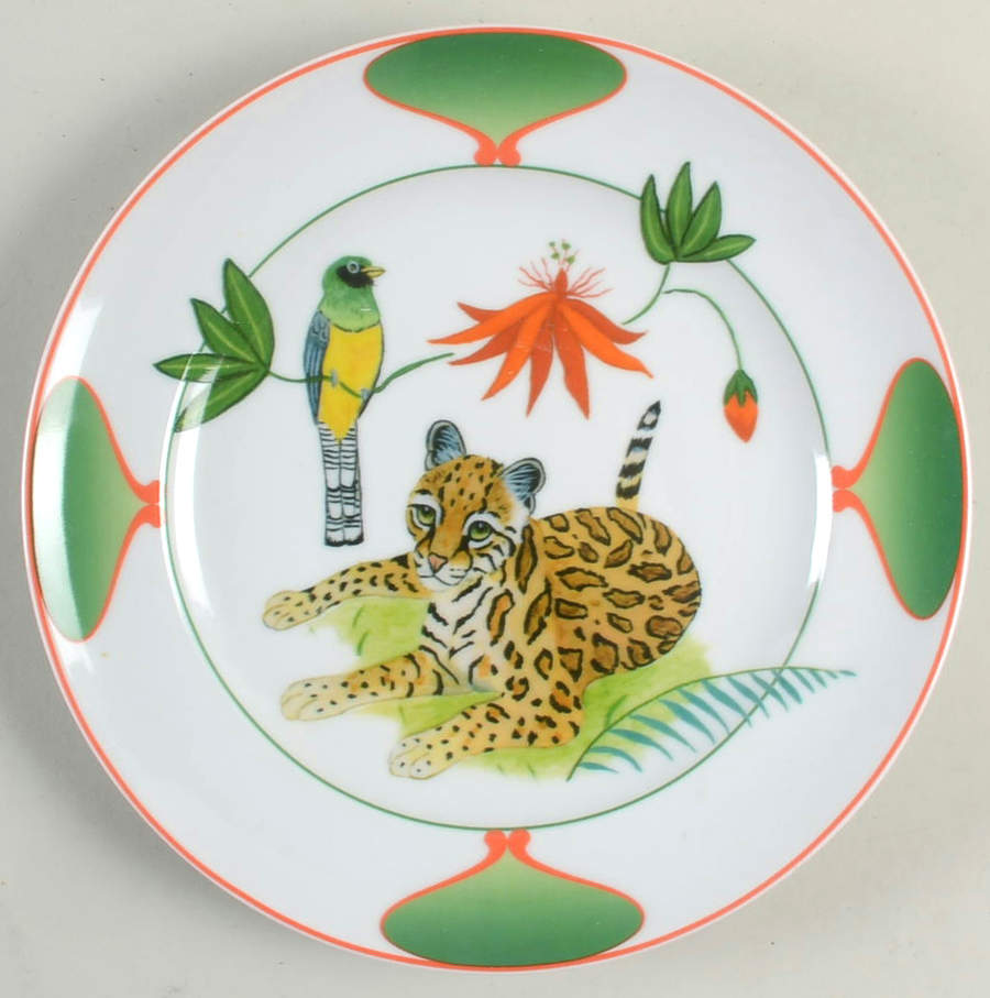 Rainforest Salad Plate by Lynn Chase-1
