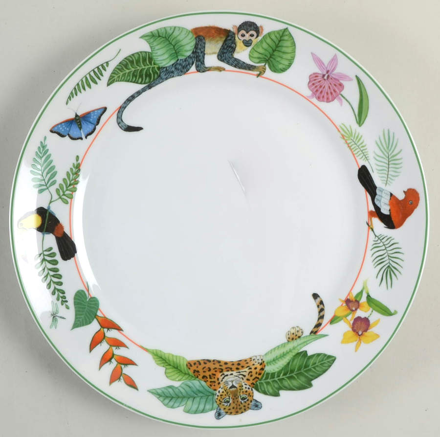 Rainforest Dinner Plate by Lynn Chase-1