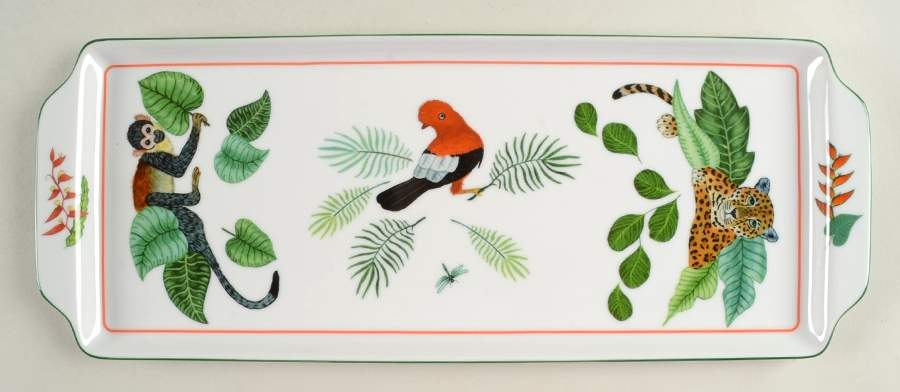 Rainforest Large Sandwich Tray by Lynn Chase-1