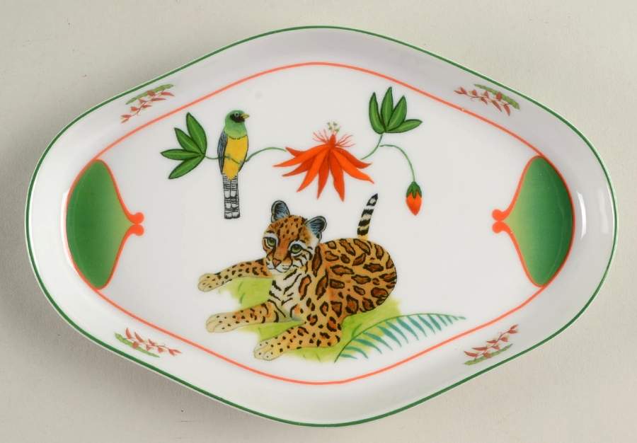 Rainforest Olive Dish by Lynn Chase-1