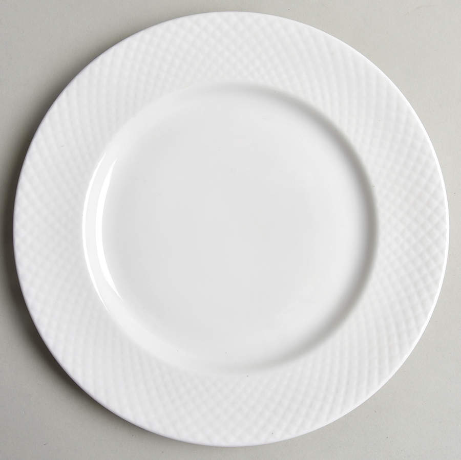 Dune All White Salad Plate by Ciroa-1