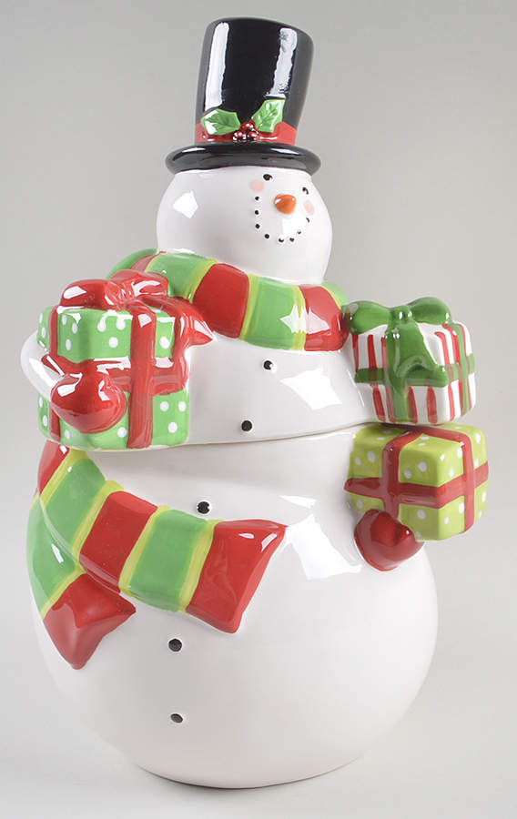 Christmas Presents Cookie Jar & Lid by Certified International-1