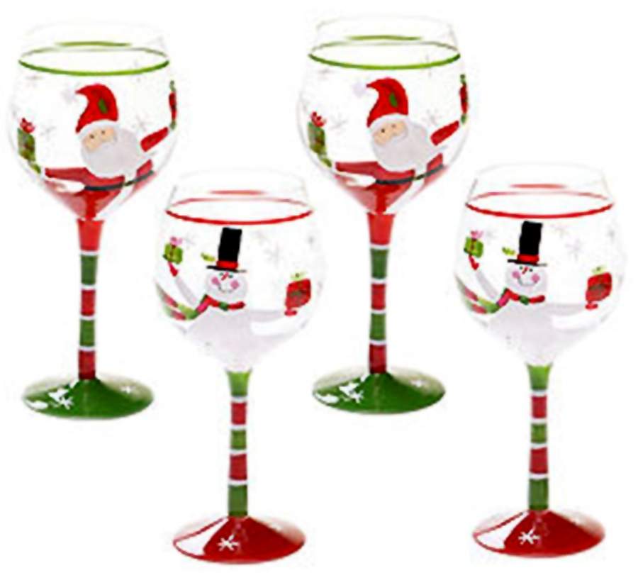 Christmas Presents Glassware Wine by Certified International-1