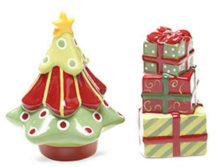 Christmas Presents Figural Salt and Pepper by Certified International-1