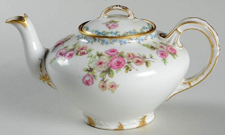 CHF1820 Mini Teapot & Lid by Charles Field Haviland-1