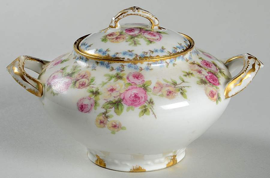 CHF1820 Sugar Bowl & Lid by Charles Field Haviland-1