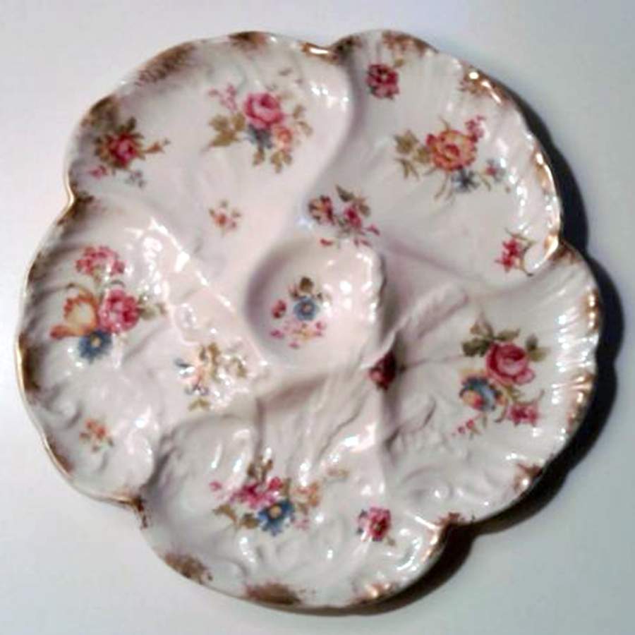 CHF1821 Oyster Plate by Charles Field Haviland-1
