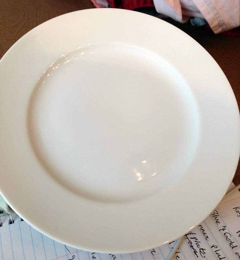 Moon Glow Dinner Plate by Claridge-1