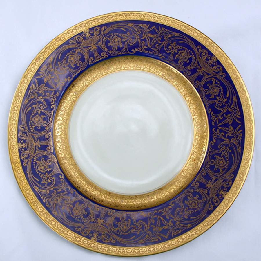CHU27 Cobalt Dinner Plate by Chateau-1