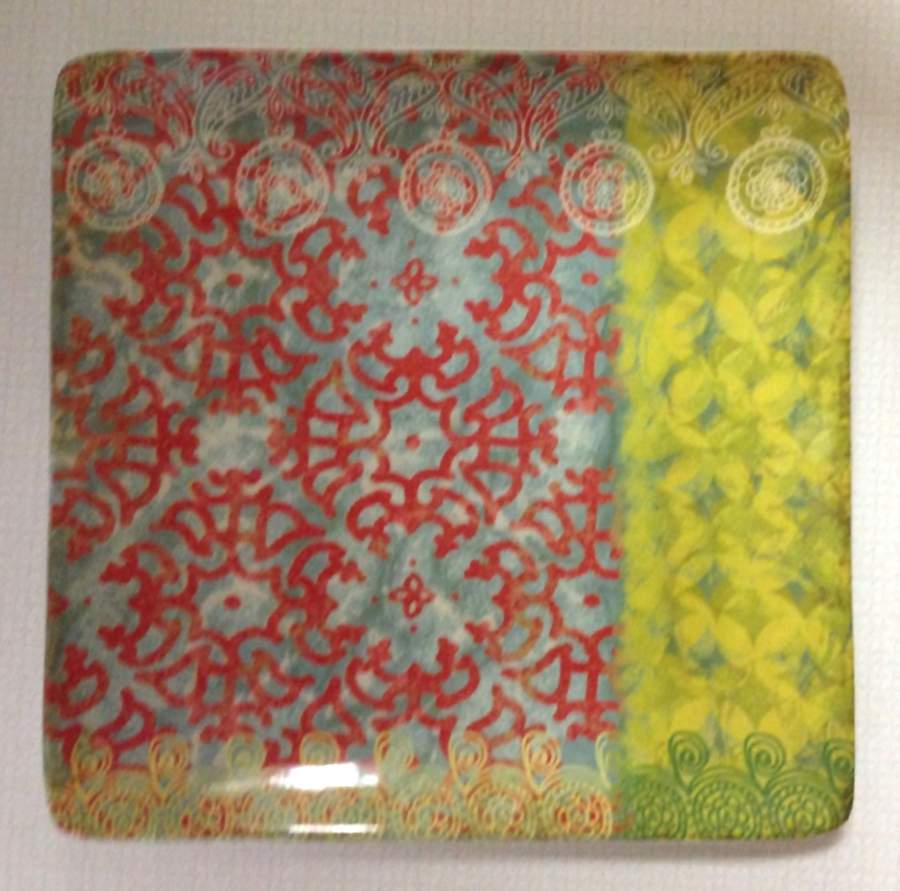 Boho Rooster Salad Plate by Certified International-1