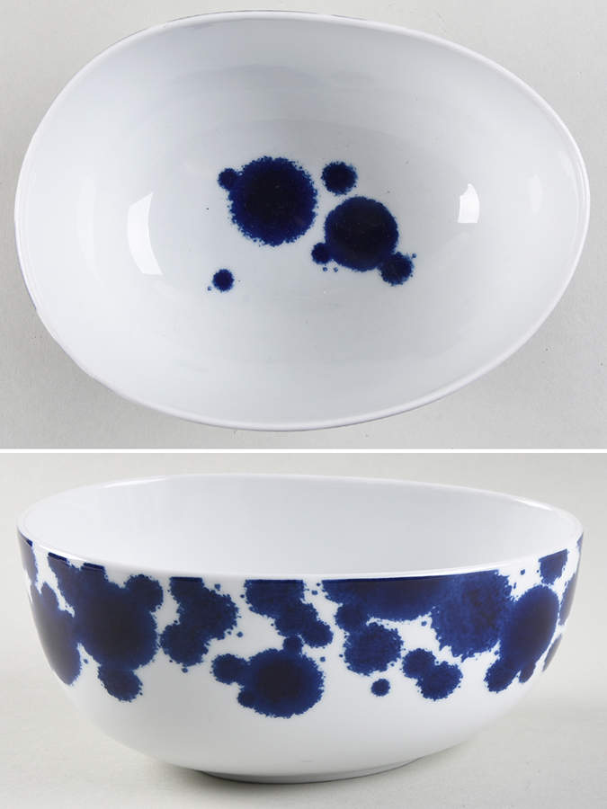 Como 7" Oval Serving Bowl by Crate & Barrel-1
