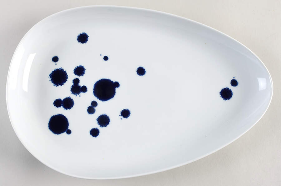 Como 15" Oval Serving Platter by Crate & Barrel-1