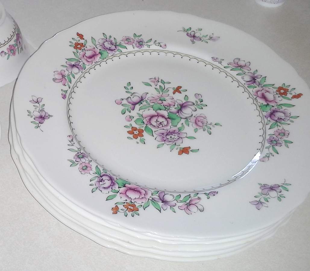 15445 Dinner Plate by Crown Staffordshire-1