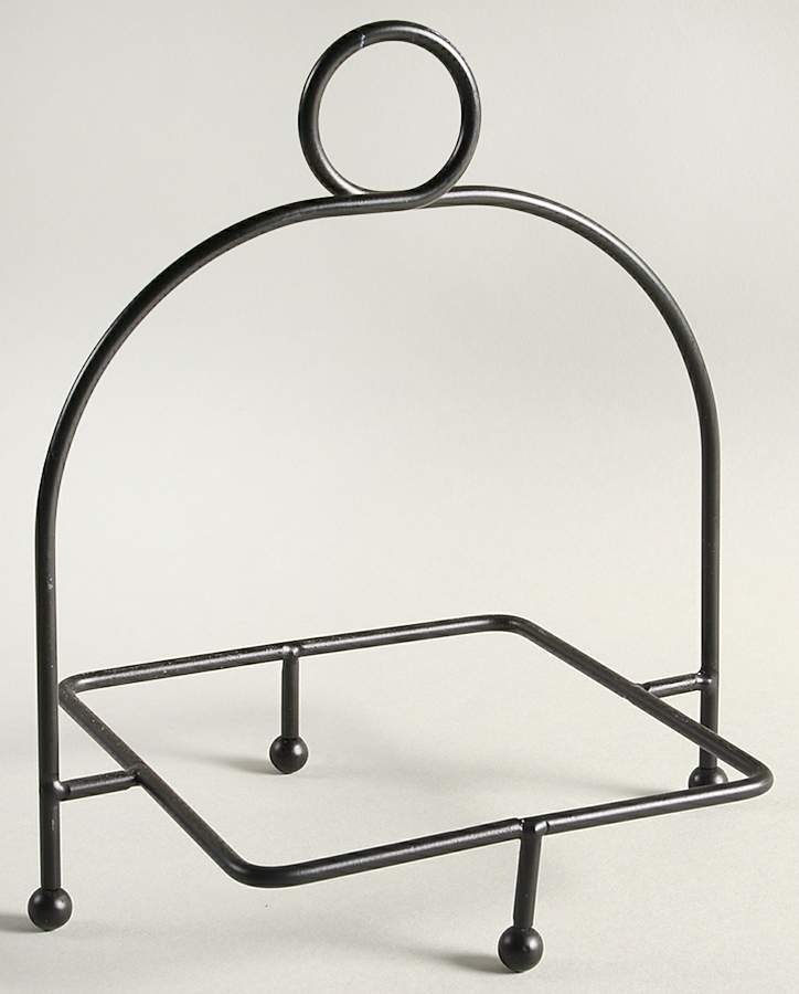 Veluto Red Metal Plate Holder by Ciroa-1