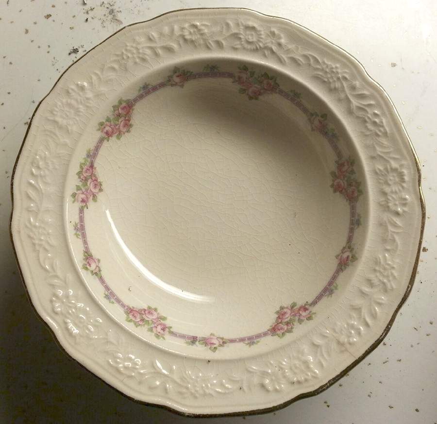 CIV28 Salad Plate by Crown Ivory-1