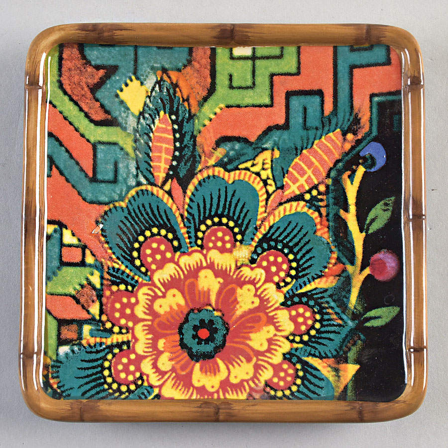 Eden Ranch Square Canape Plate by Certified International-1