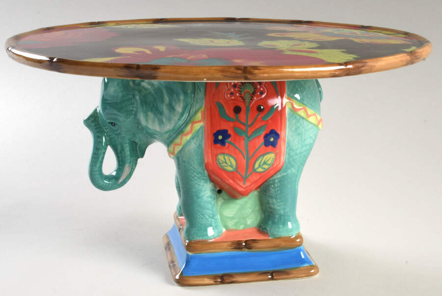Eden Ranch 12" Diameter Figural Pedestal Cake Stand by Certified International-1
