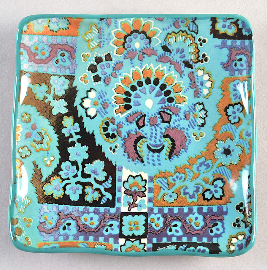 Rose Boheme Square Canape Plate by Certified International-1