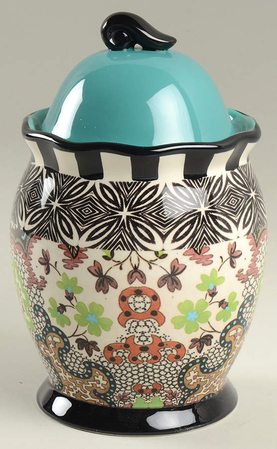 Rose Boheme Small Canister & Lid by Certified International-1