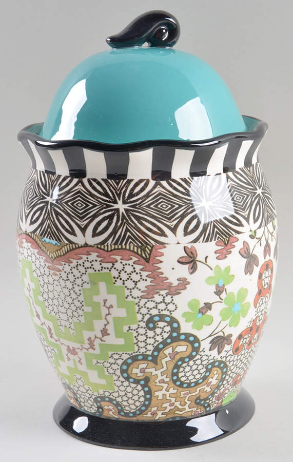 Rose Boheme Large Canister & Lid by Certified International-1
