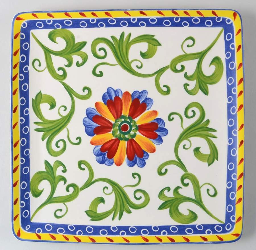 Amalfi 14" Square Platter by Certified International-1