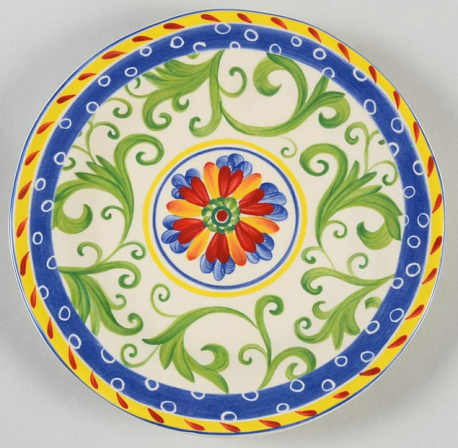 Amalfi Salad/Dessert Plate by Certified International-1
